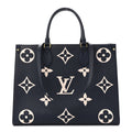 Louis Vuitton Empreinte Monogram Giant Onthego MM Navy Creme