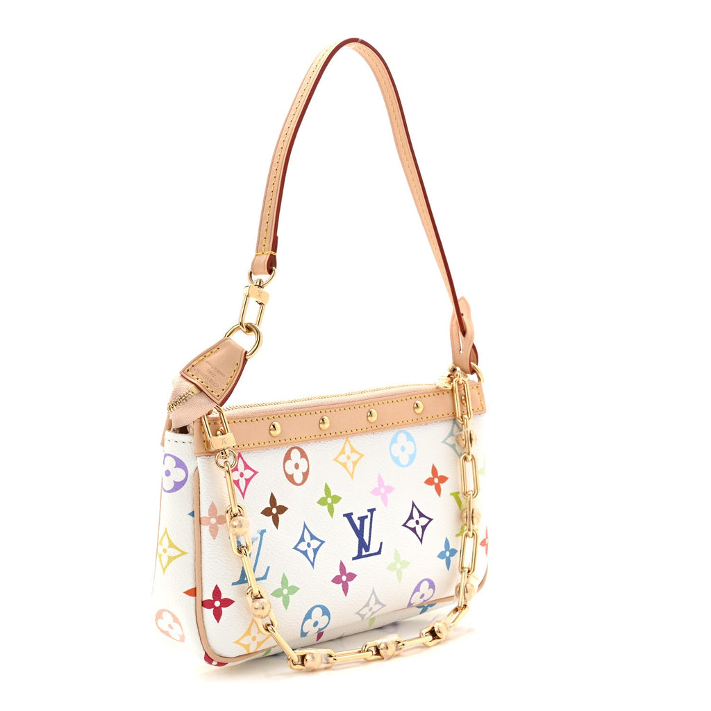 Louis Vuitton LV X TM Monogram Multicolor Pochette Accessories White