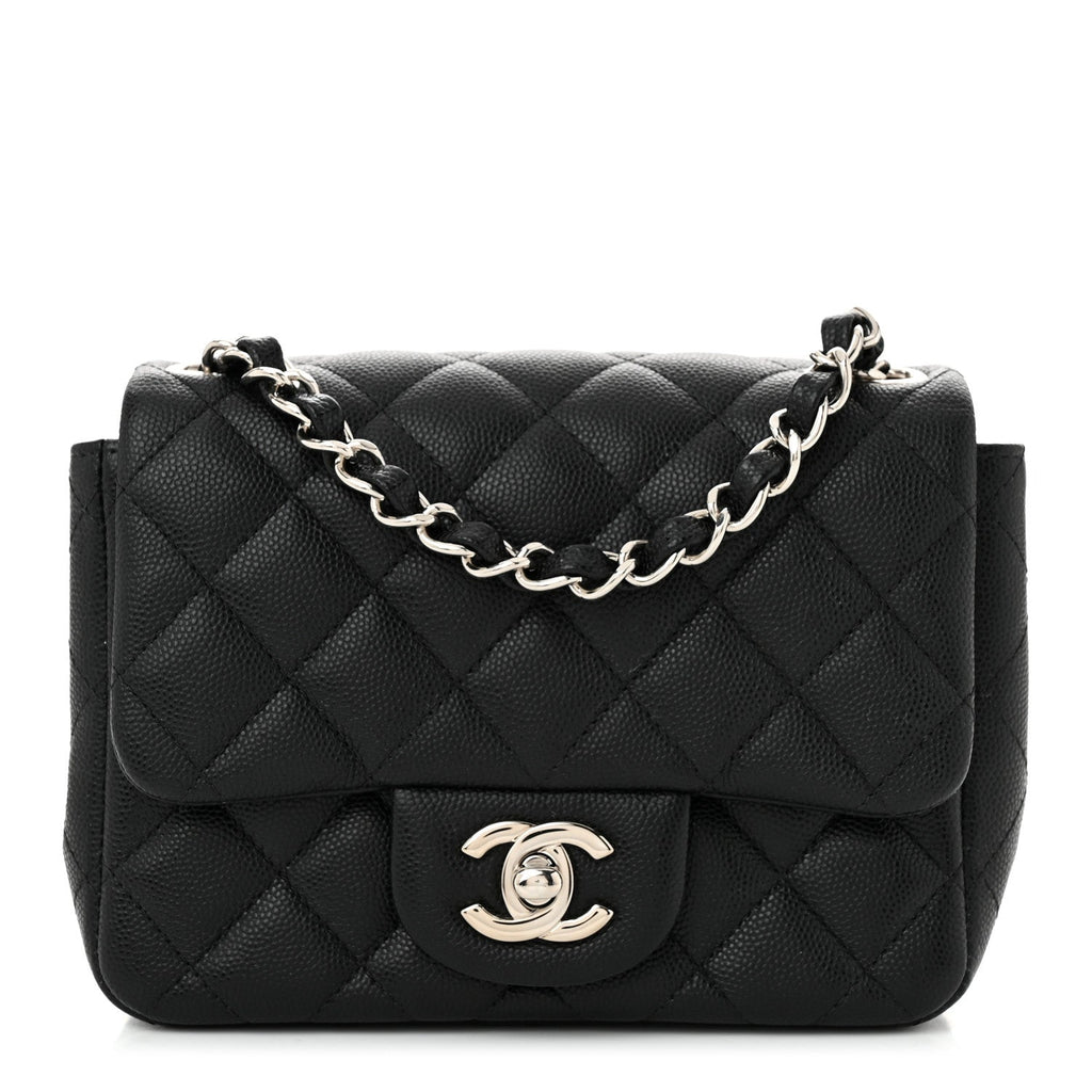 Chanel Caviar Quilted Mini Square Flap Black