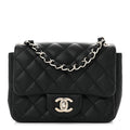 Chanel Caviar Quilted Mini Square Flap Black