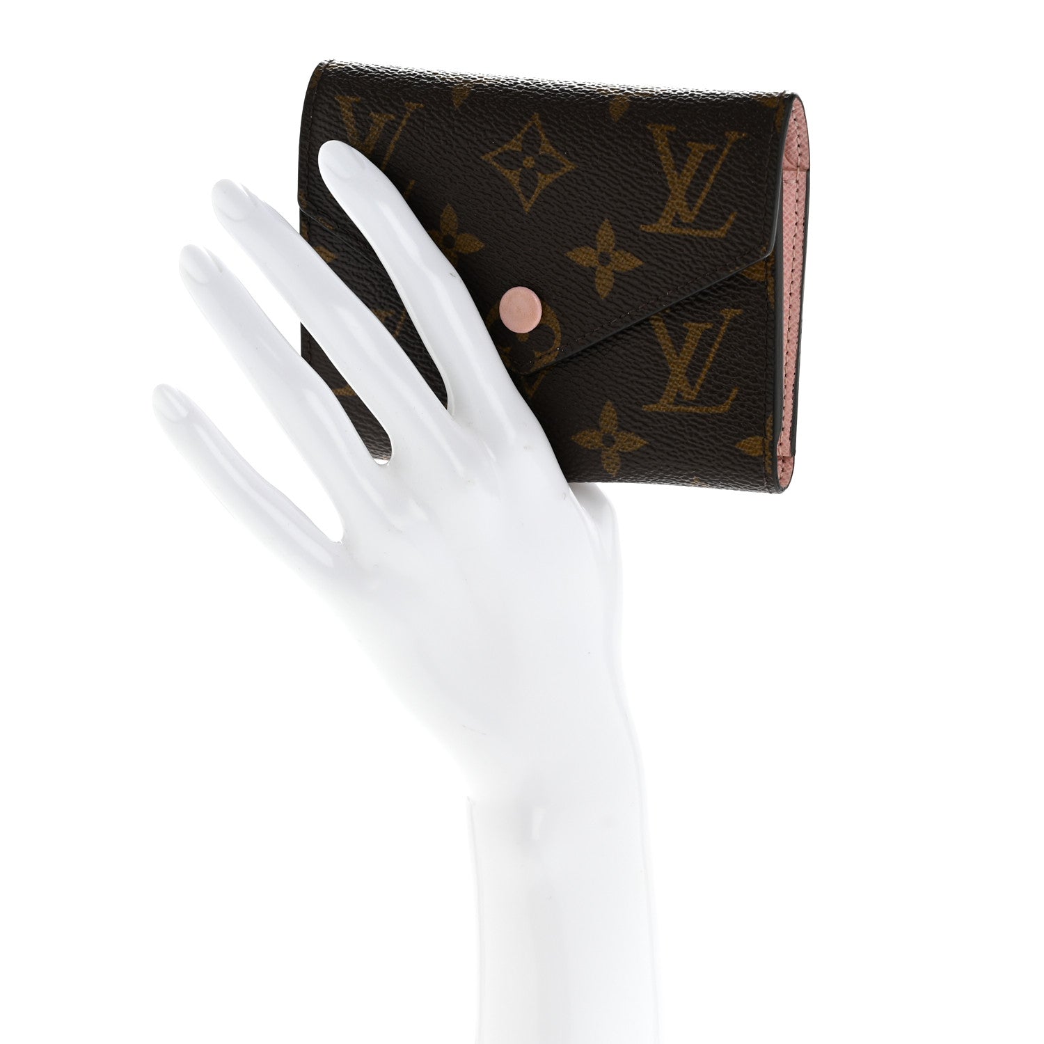 Louis Vuitton Monogram Victorine Wallet Rose Ballerine