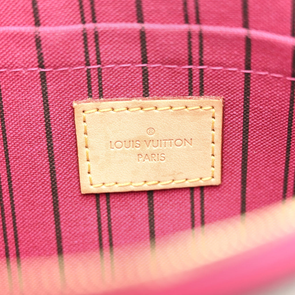 Louis Vuitton Monogram Neverfull MM GM Pochette Pivoine