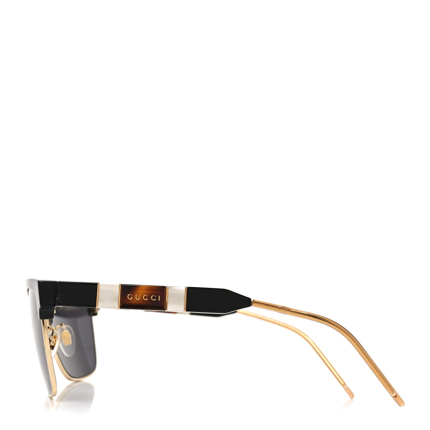 Gucci Squared Aviator GG Sunglasses GG0603S Black