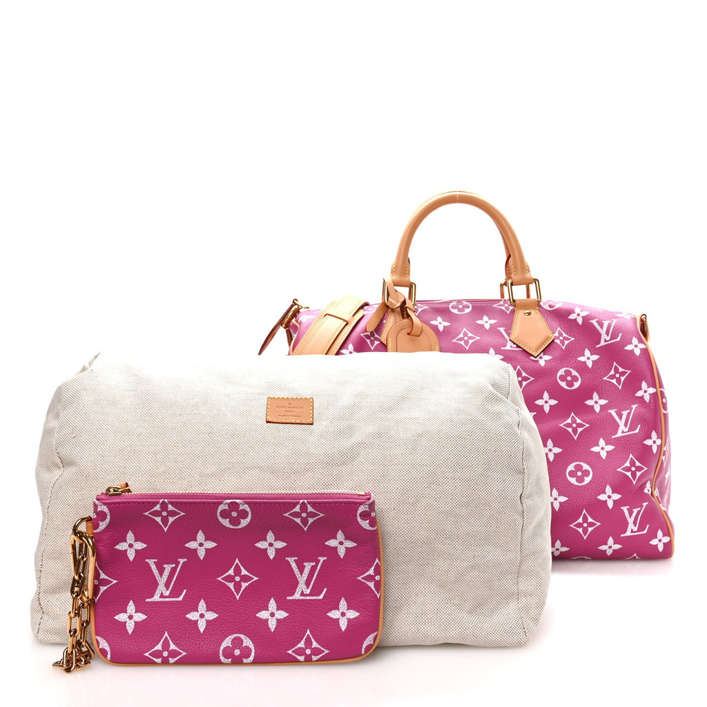 Louis Vuitton Calfskin Monogram Speedy P9 Bandouliere 40 Agate