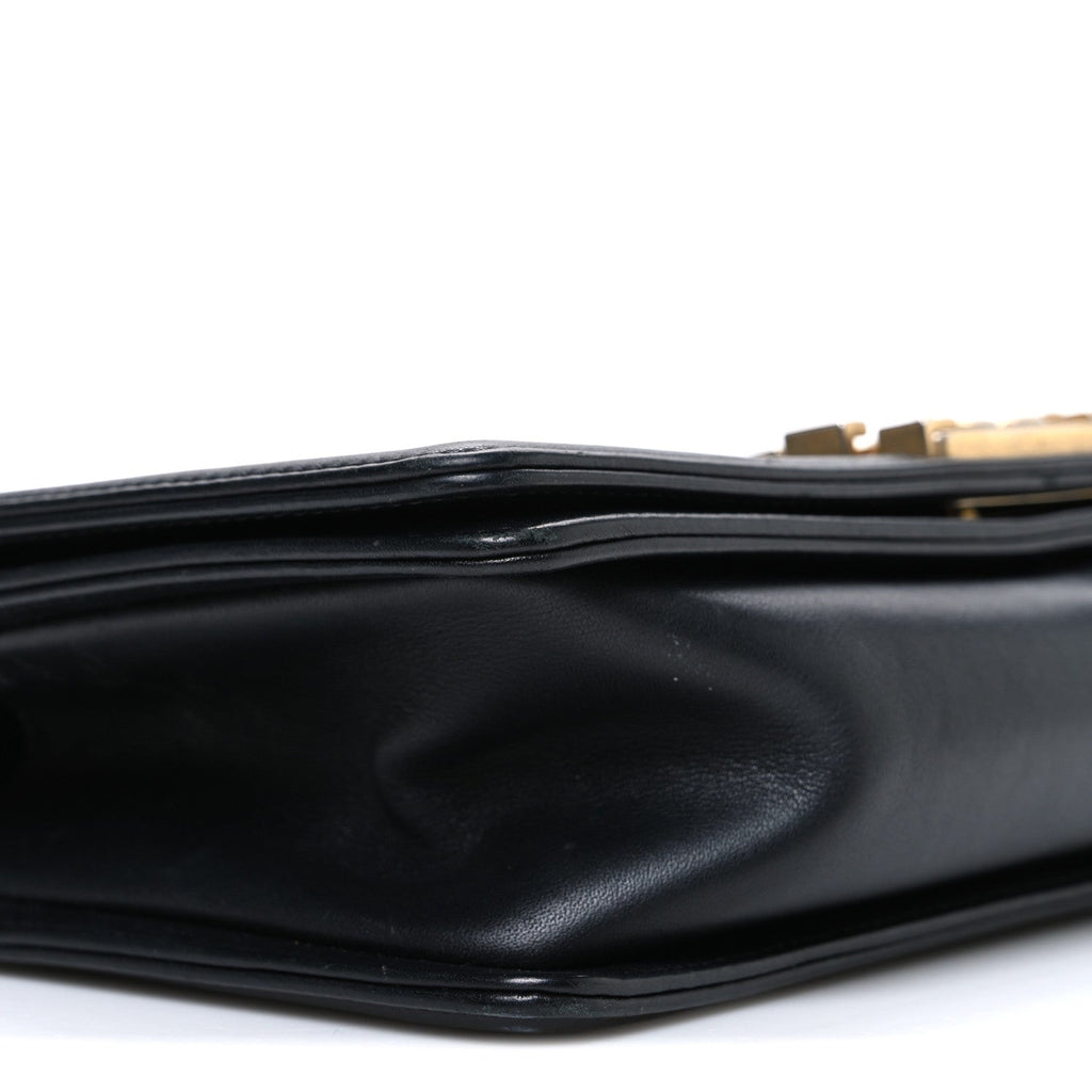 Chanel Lambskin Quilted Medium Boy Flap Black