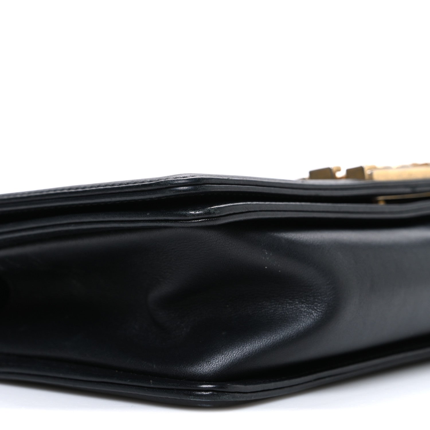 Chanel Lambskin Quilted Medium Boy Flap Black