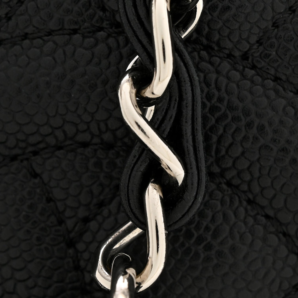 Chanel Caviar Quilted Grand Shopping Tote GST Black