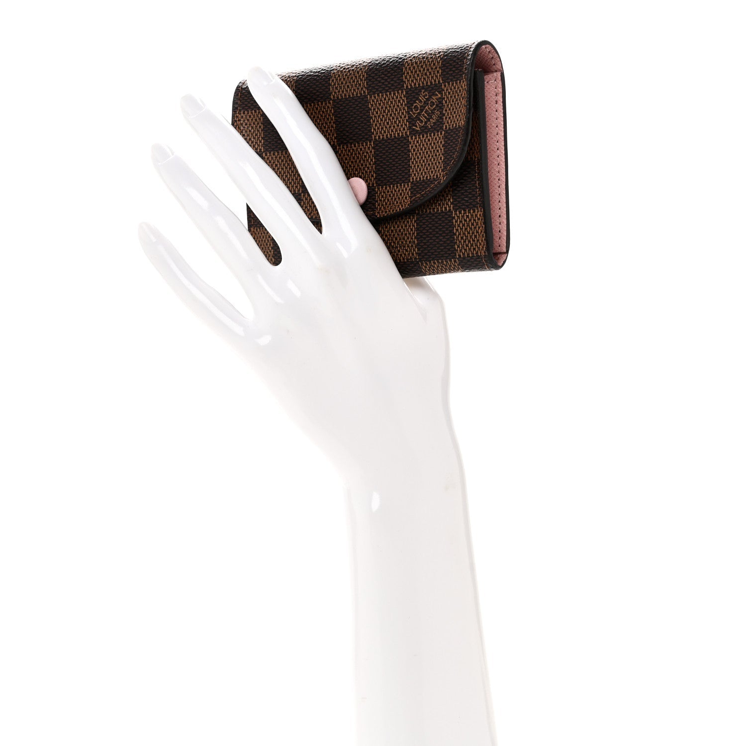 Louis Vuitton Damier Ebene Rosalie Coin Purse Rose Ballerine