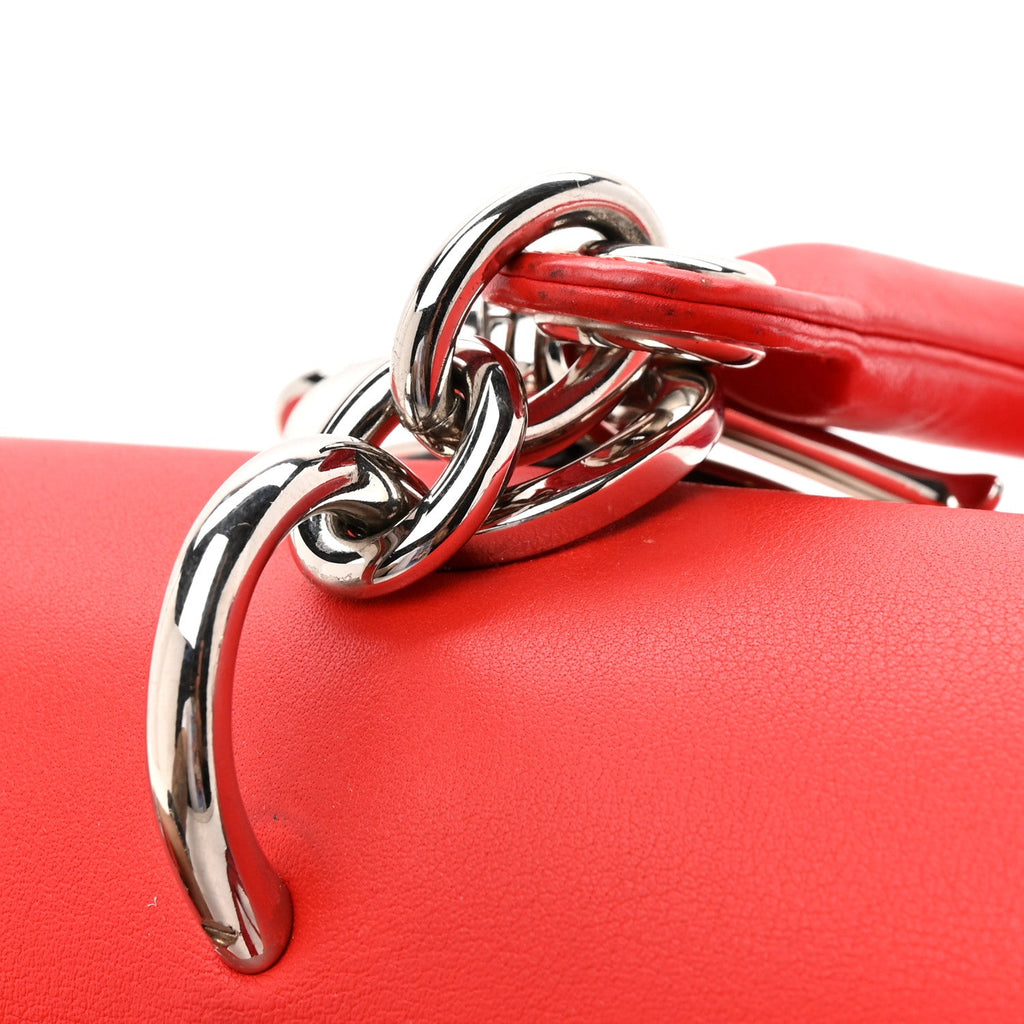 Christian Dior Calfskin Small Be Dior Flap Red
