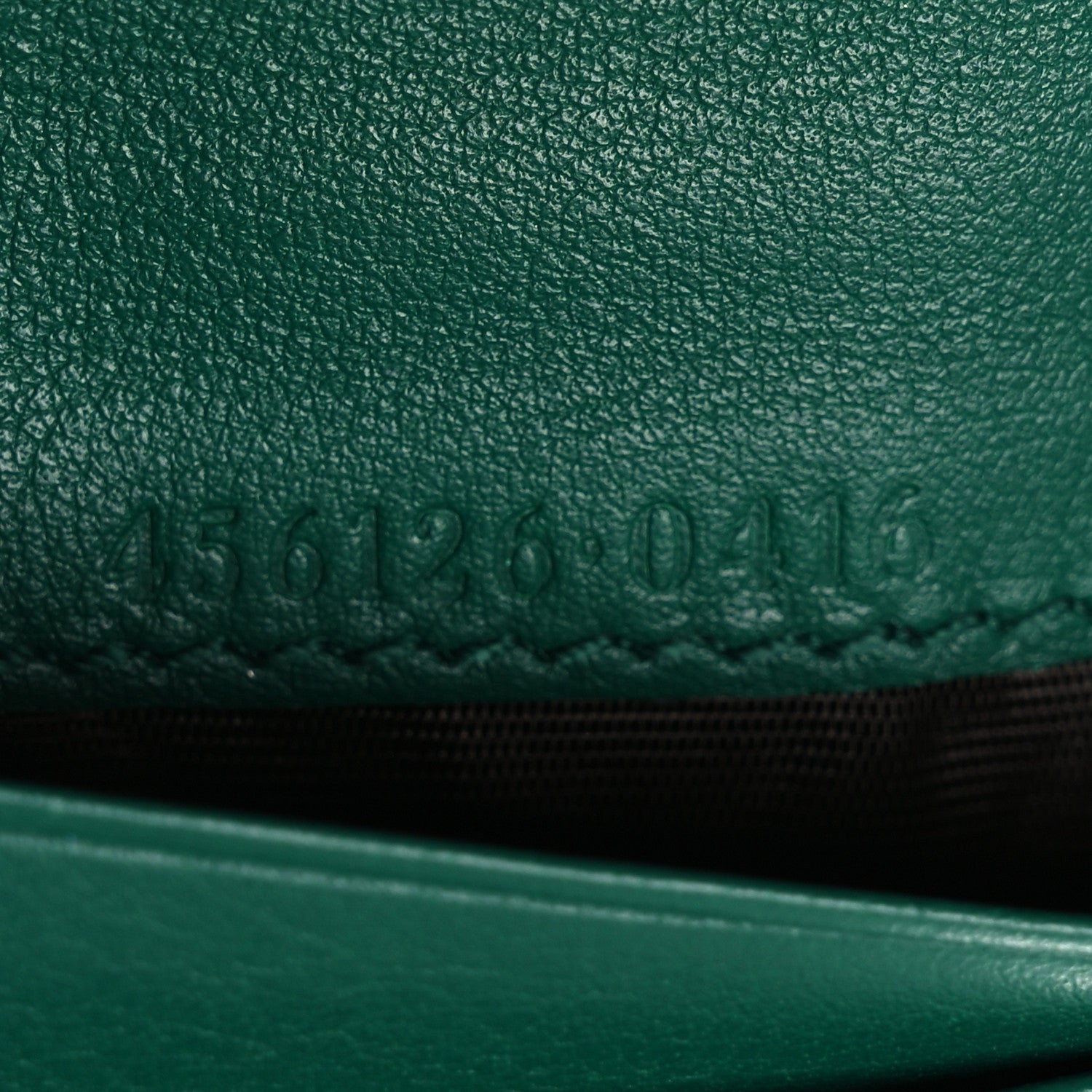 Gucci Snakeskin GG Marmont Card Case Green