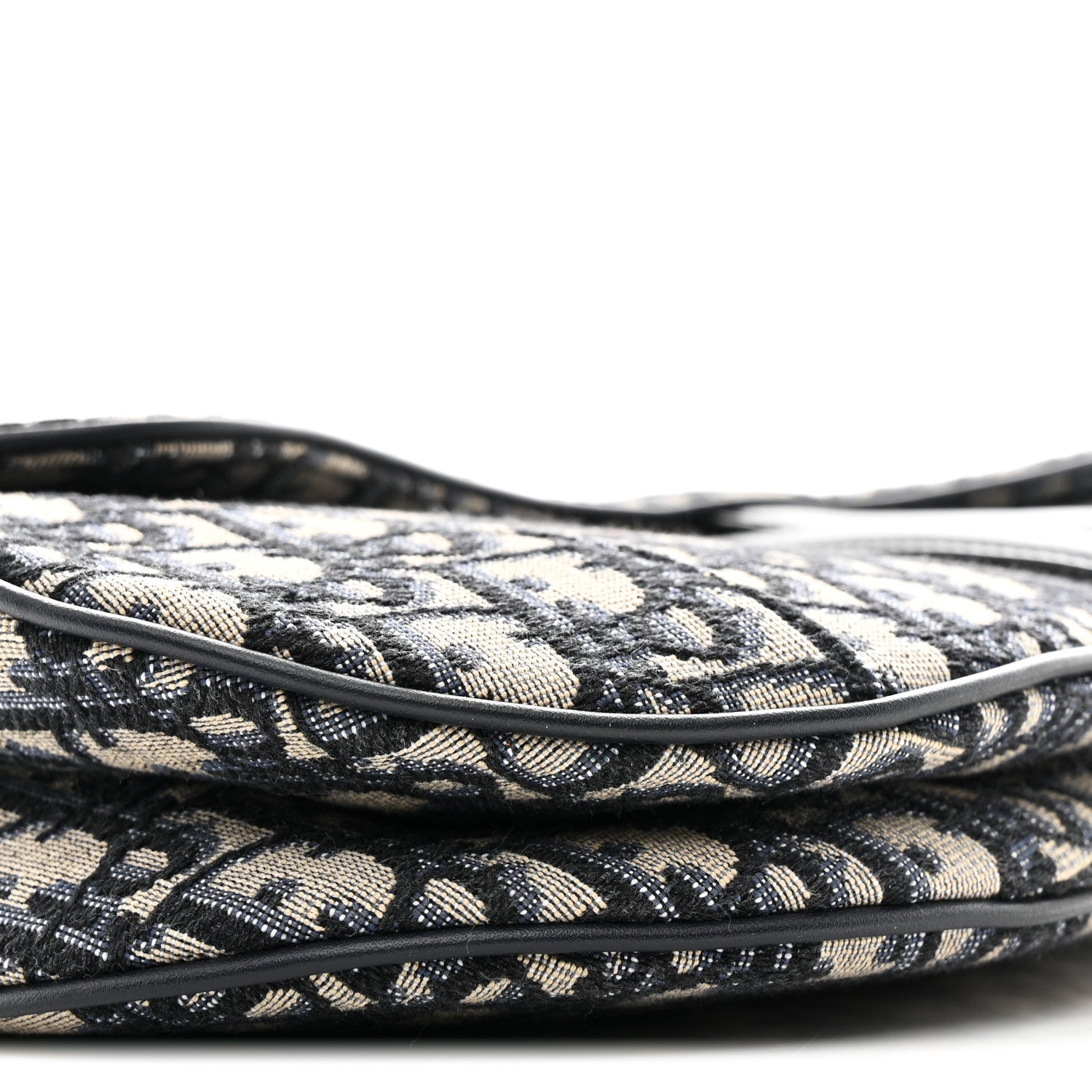 Christian Dior Oblique Saddle Bag Blue