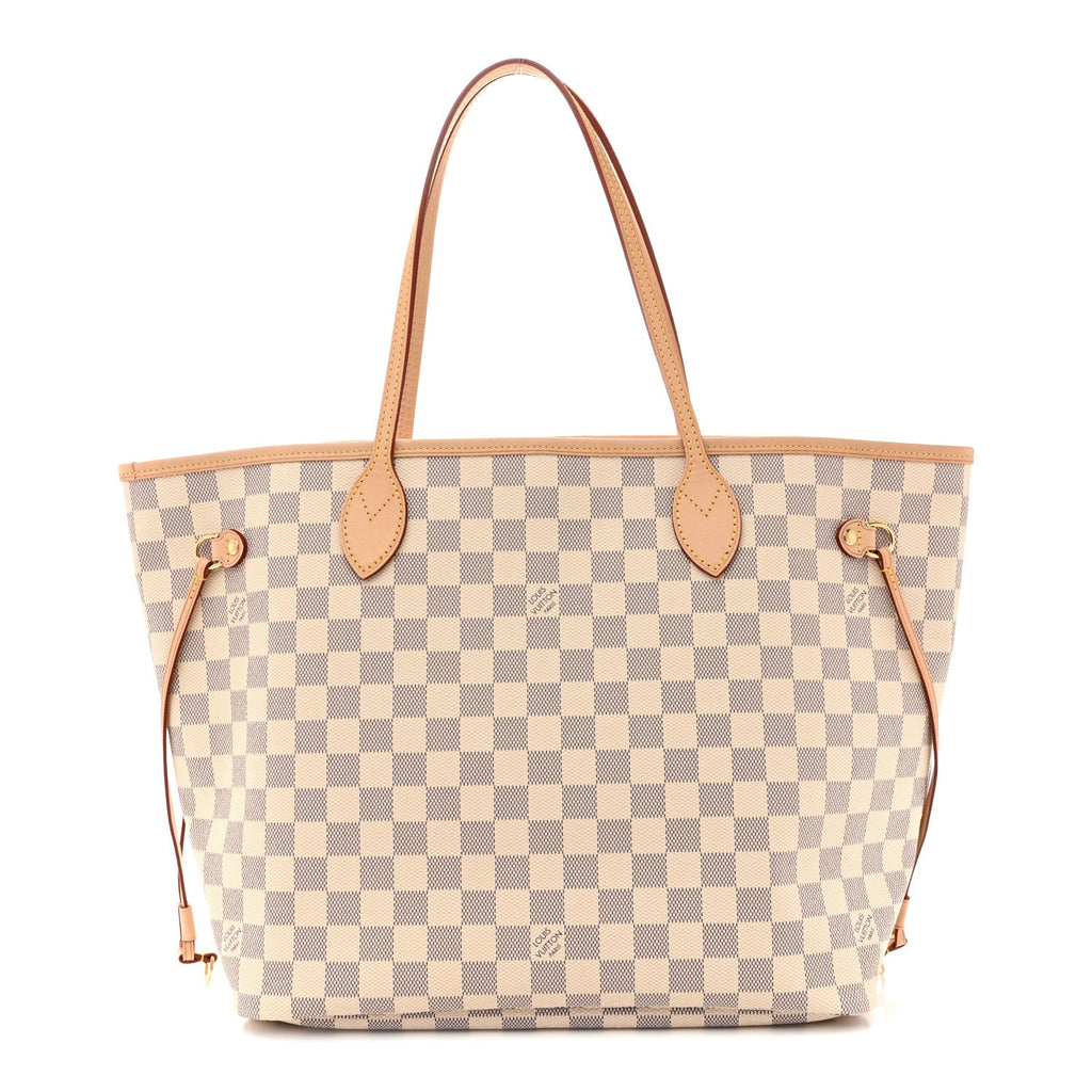 Louis Vuitton Damier Azur Neo Neverfull MM Rose Ballerine