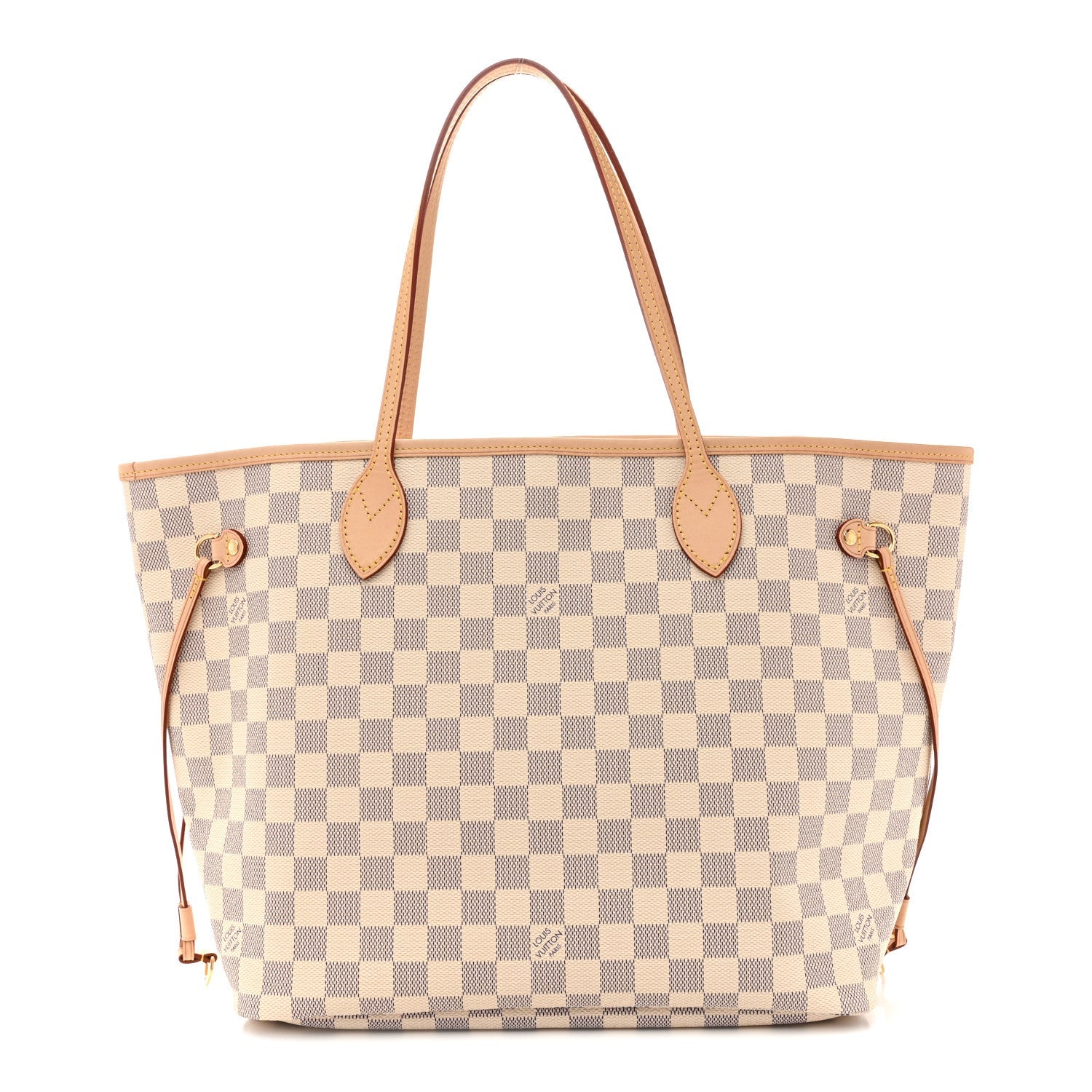 Louis Vuitton Damier Azur Neo Neverfull MM Rose Ballerine
