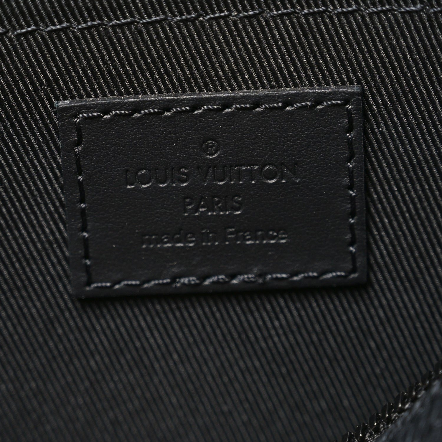 Louis Vuitton Grained Calfskin Aerogram City Keepall Black