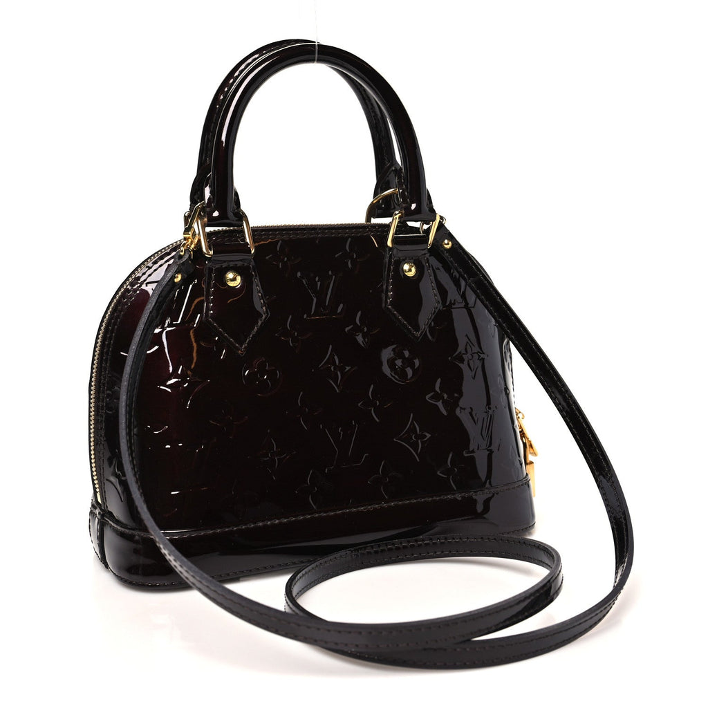 Louis Vuitton Vernis Alma BB Amarante