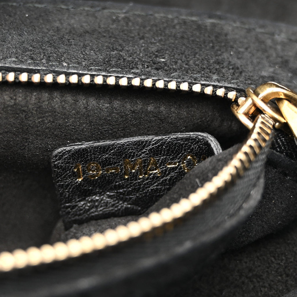 Christian Dior Grained Calfskin Dio(r)evolution Flap Bag Black