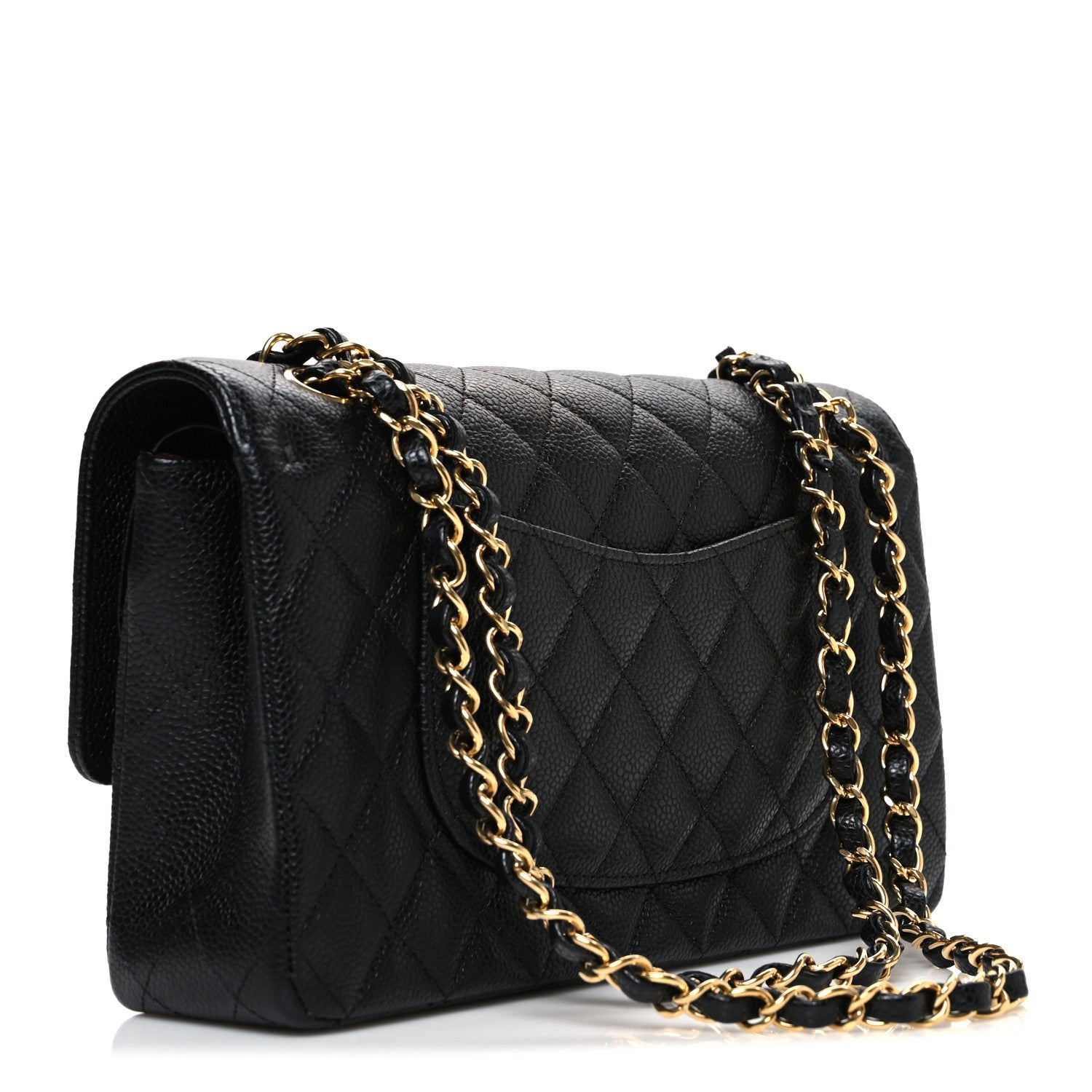 Chanel Caviar Quilted Medium Double Flap Black