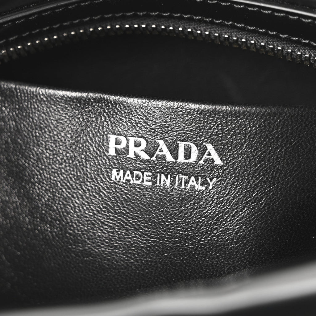 Prada Spazzolato Small Supernova Handbag Black