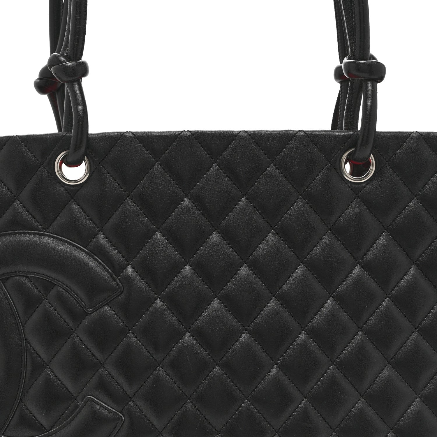 Chanel Calfskin Quilted Large Cambon Tote Black