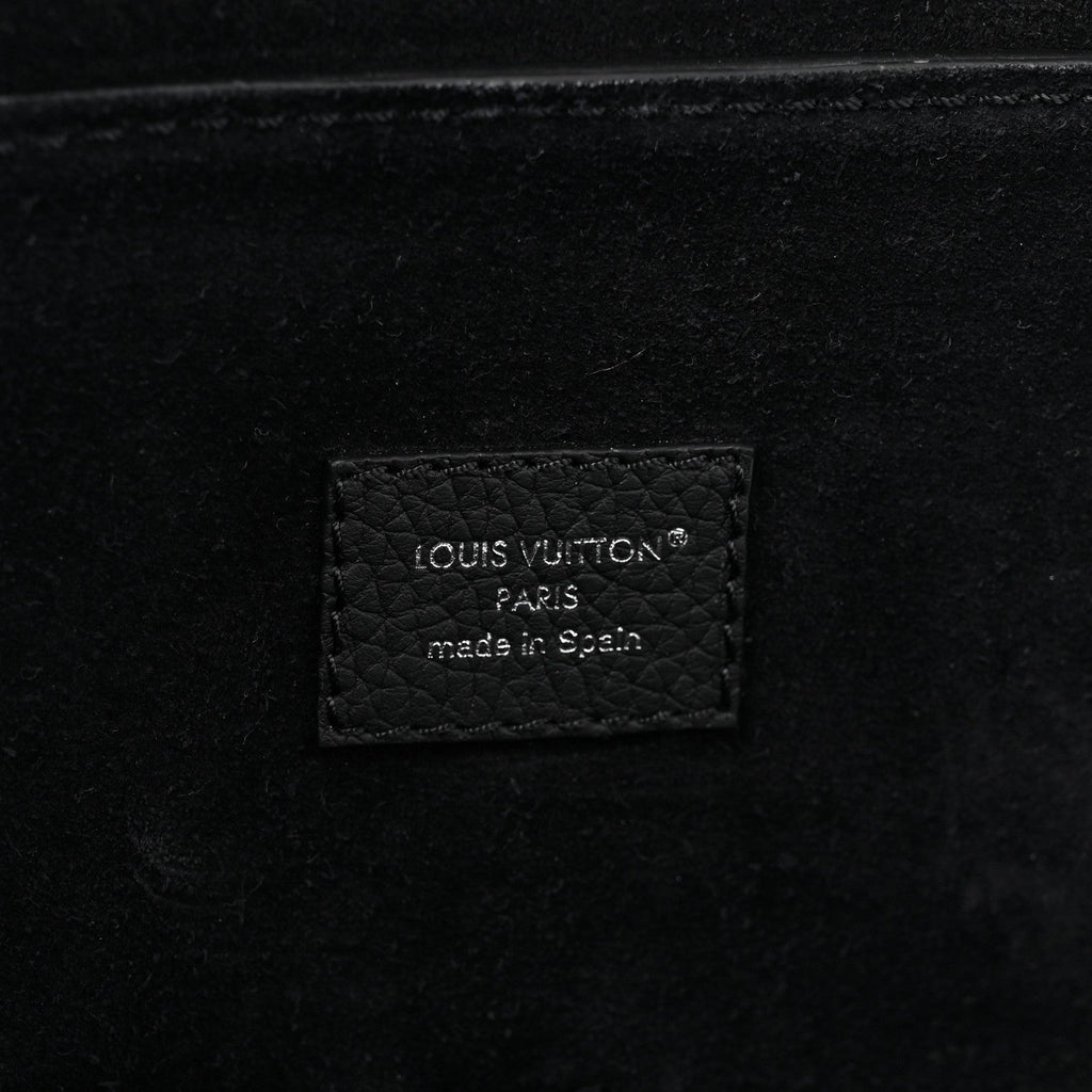 Louis Vuitton LV Touch Calfskin Steamer 30 H38 Black
