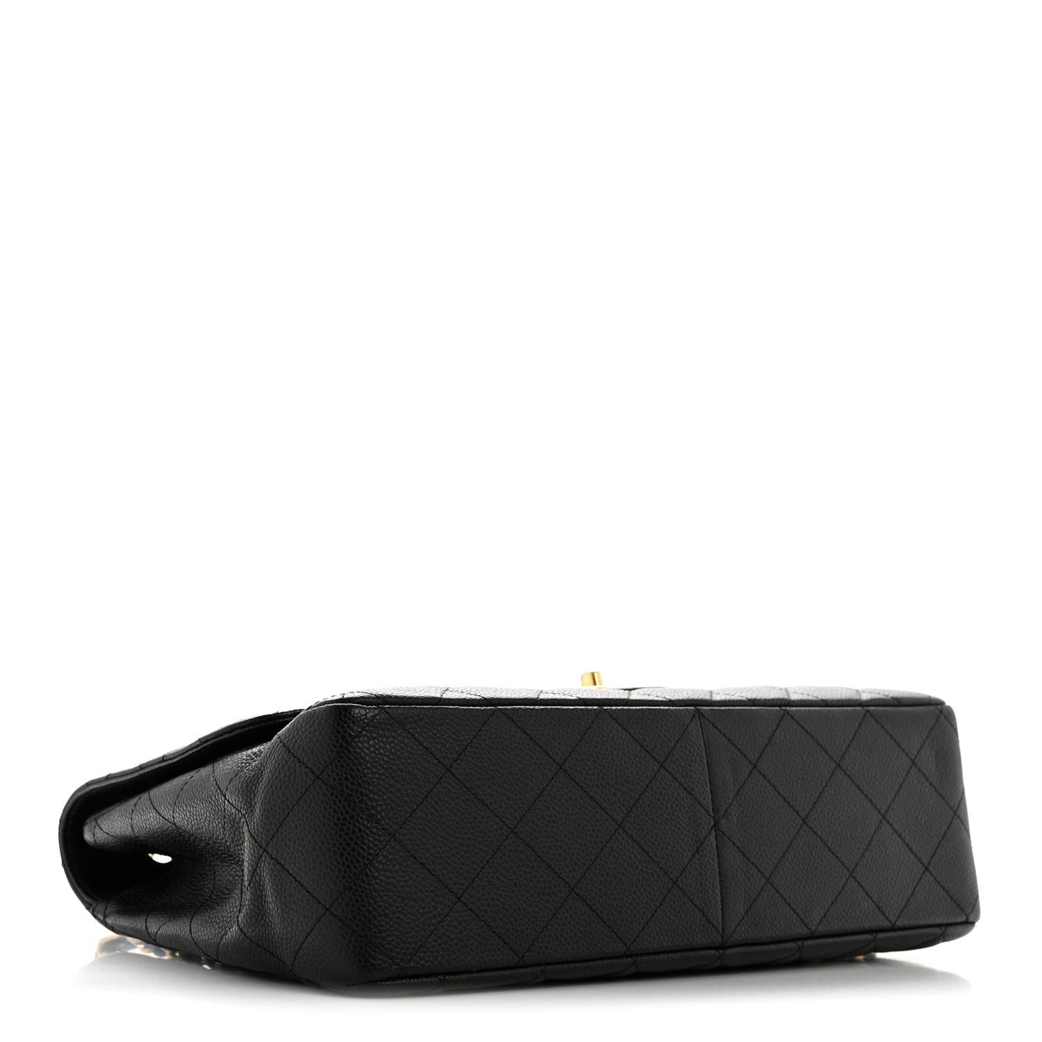 Chanel Caviar Quilted Jumbo Single Flap Black