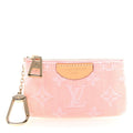 Louis Vuitton Monogram Denim Key Pouch Washed Pink