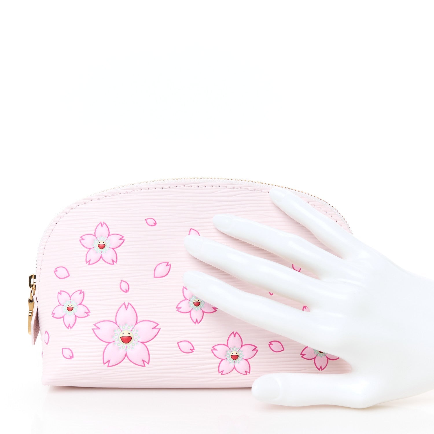Louis Vuitton LV X TM Epi Cherry Blossom Cosmetic Pouch Pink