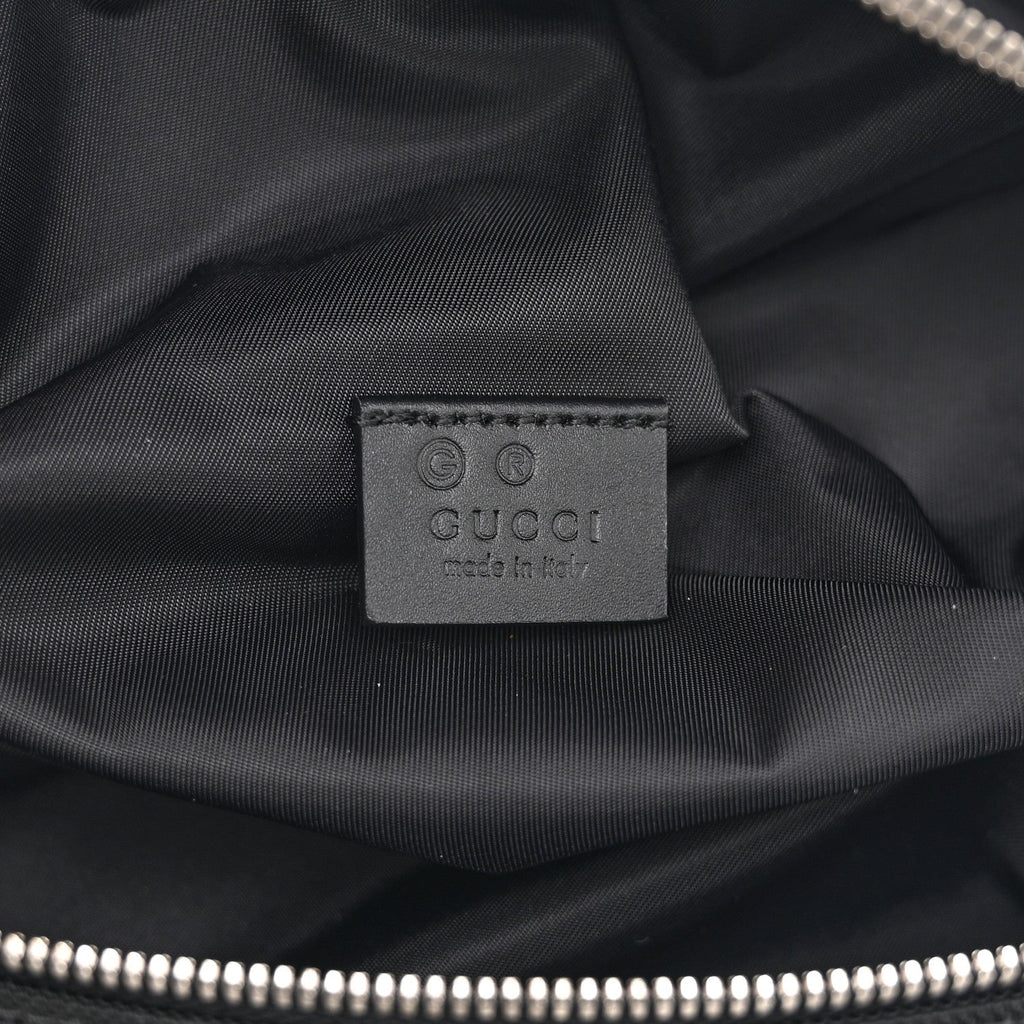 Gucci Techno Canvas Web Large Belt Bag Black