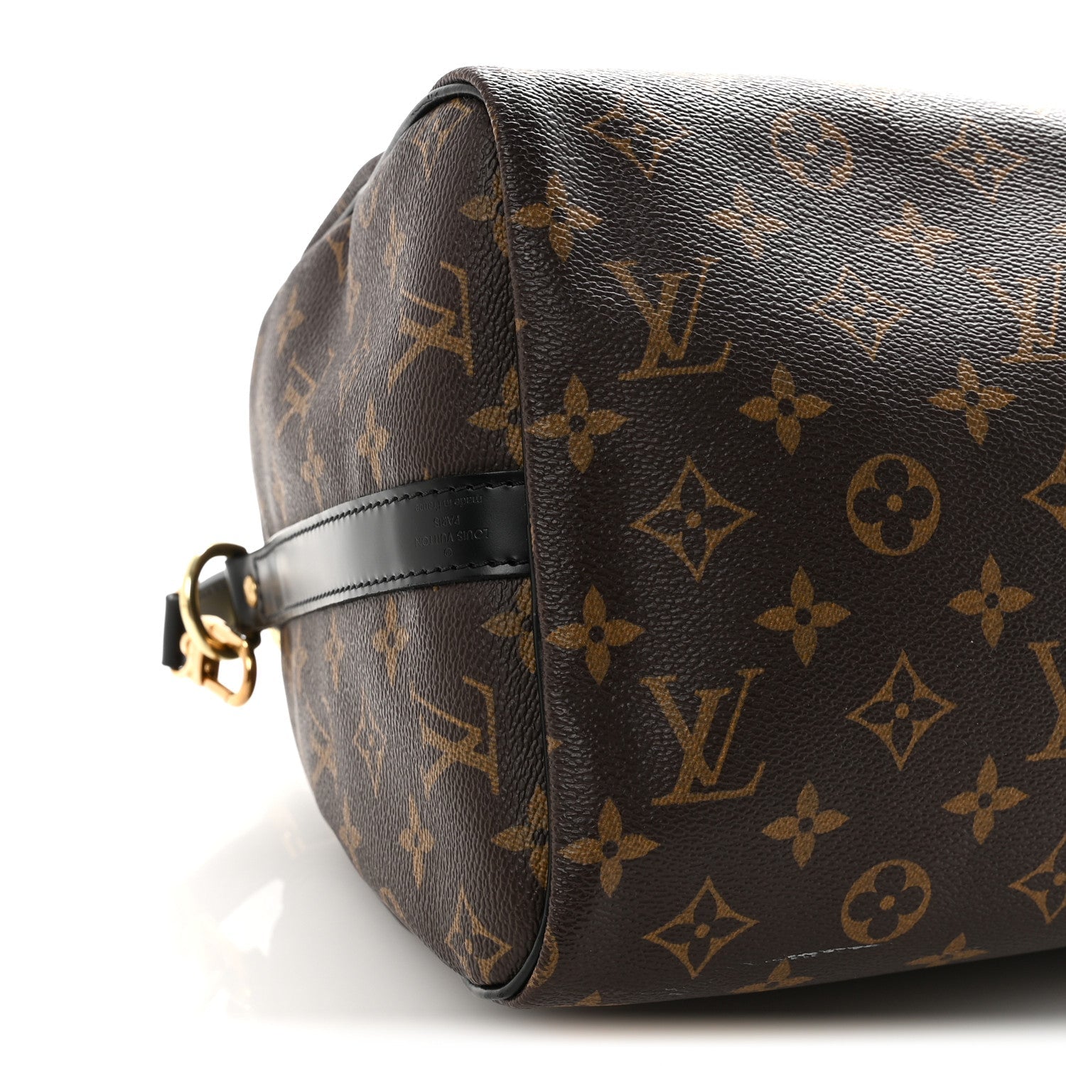 Louis Vuitton Monogram My World Tour Speedy Bandouliere 30 Black