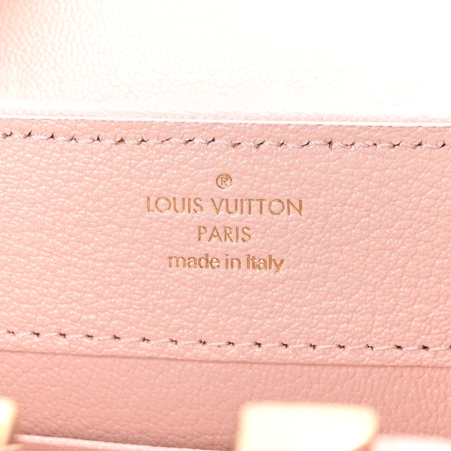 Louis Vuitton Mink Calfskin Goatskin Capucines Mini Rosewater Pink