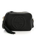 Gucci Pebbled Calfskin Small Soho Disco Bag Black