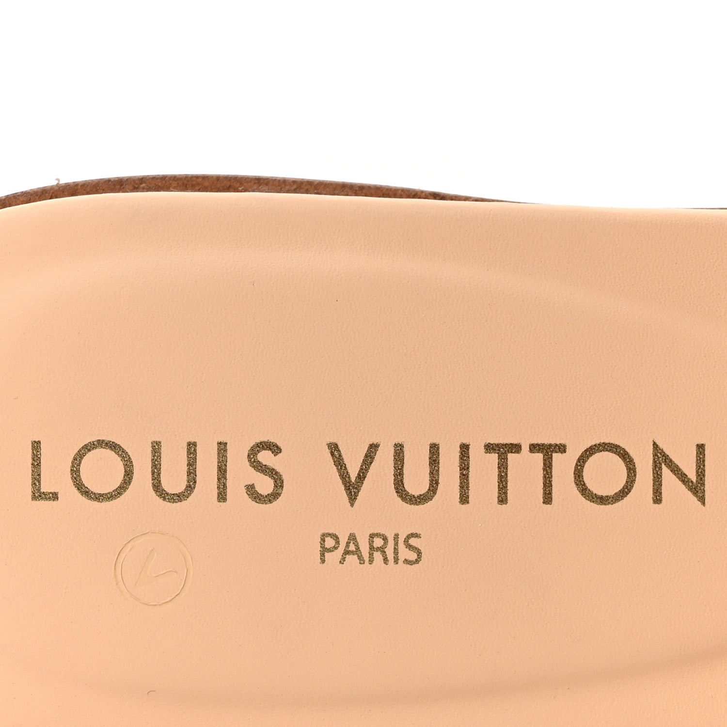 Louis Vuitton Damierlicious Neo Revival Flat Mule Sandals 40 Rose Peach