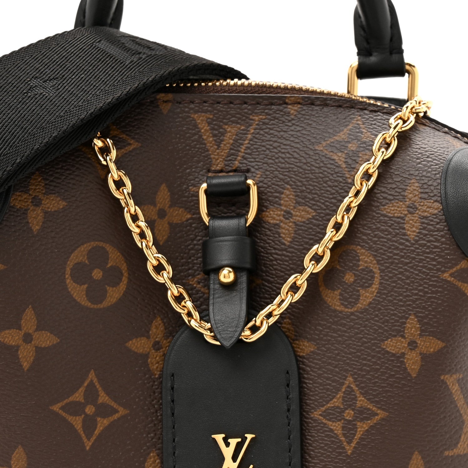 Louis Vuitton Monogram Petite Malle Souple Black