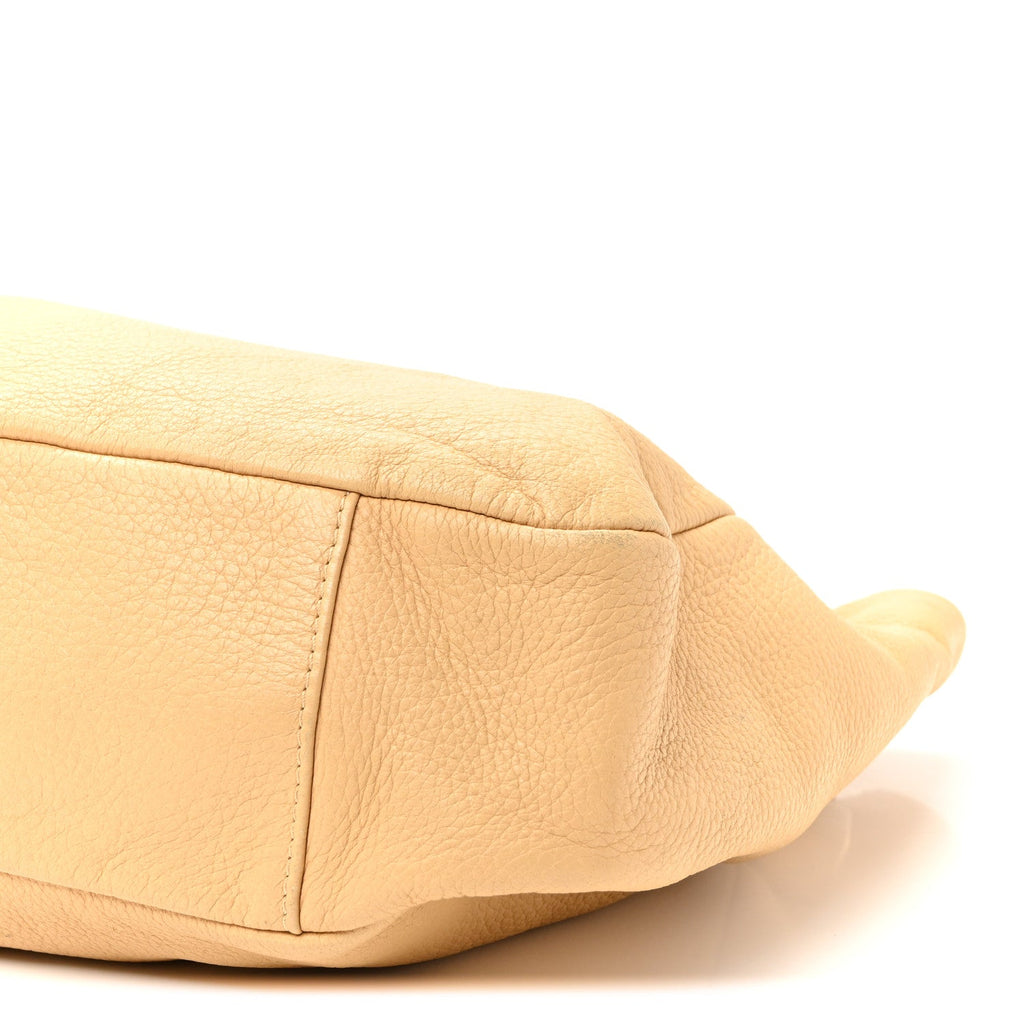 Chanel Calfskin CC Dice Tote Bag yellow