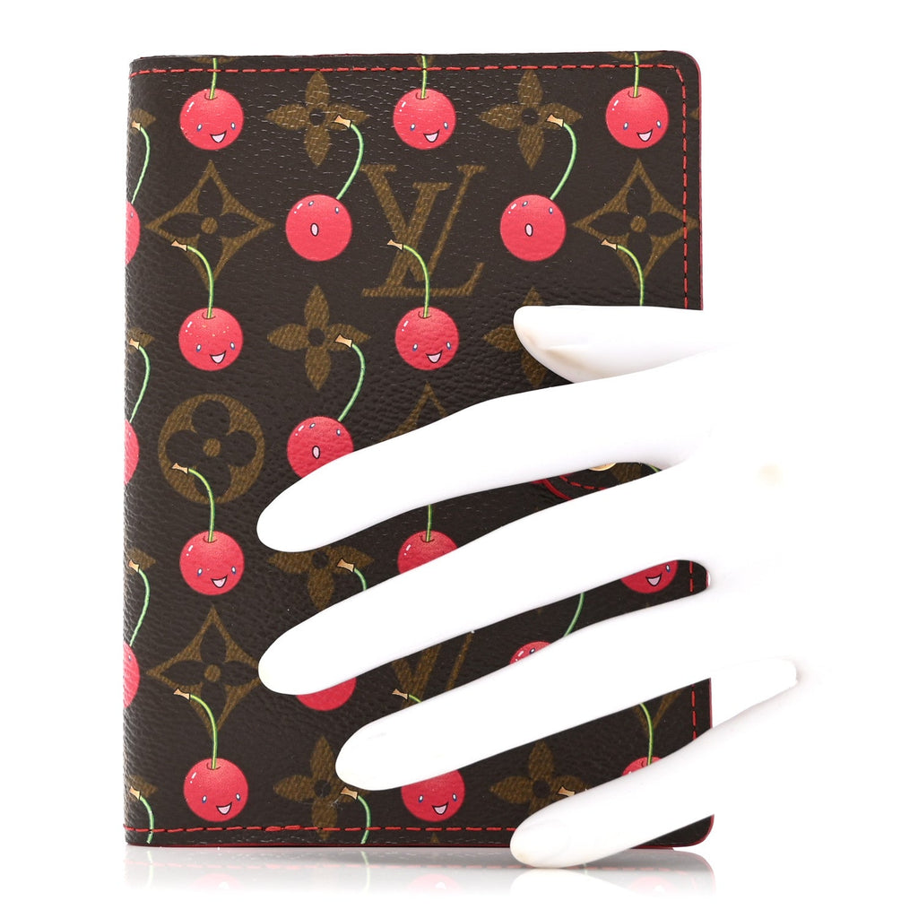 Louis Vuitton Monogram Cerises Small Ring Agenda Cover