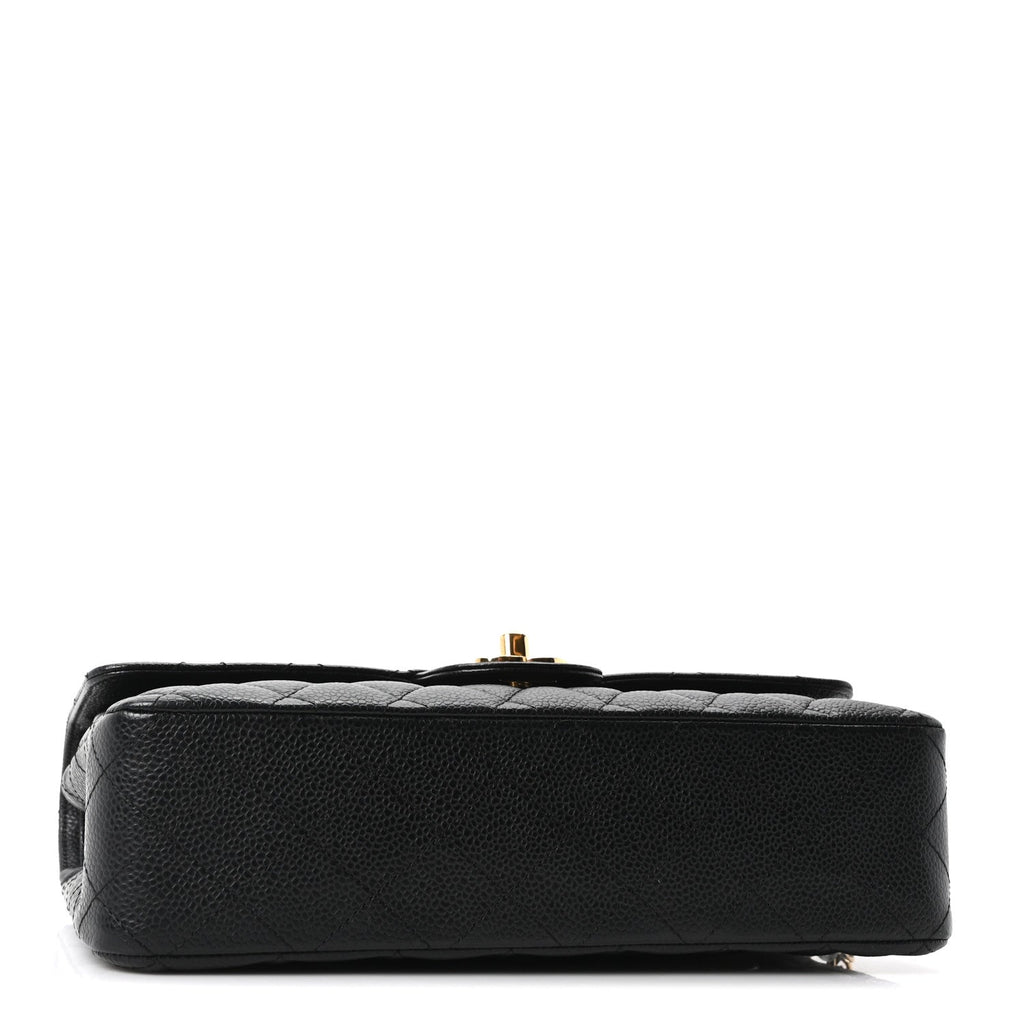 Chanel Caviar Quilted Medium Double Flap Black