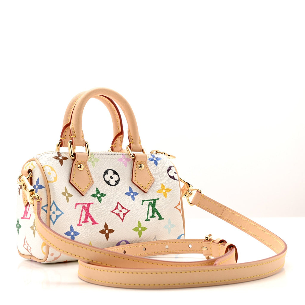 Louis Vuitton LV X TM Monogram Multicolor Nano Speedy White