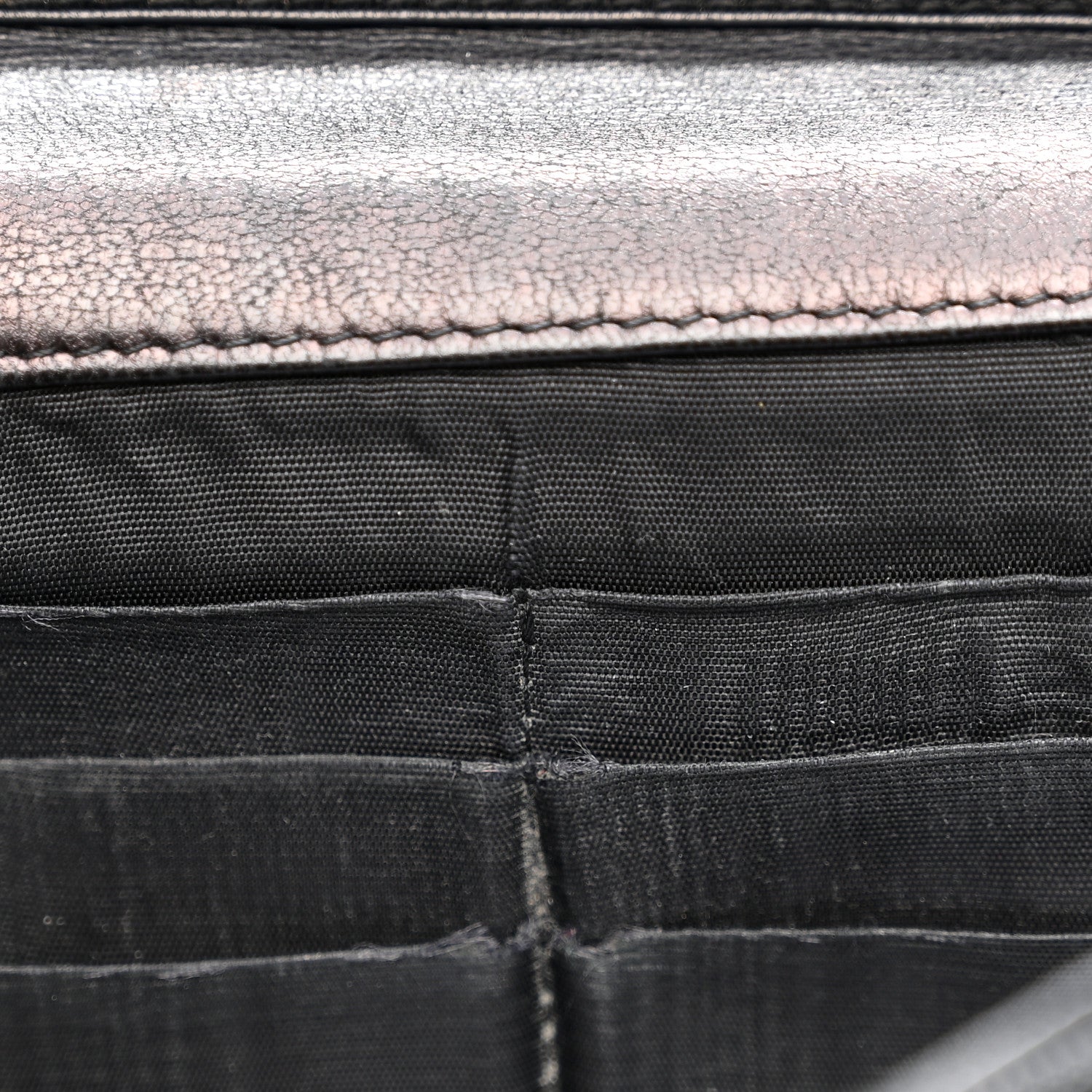 Chanel Caviar Timeless CC Wallet On Chain WOC Black