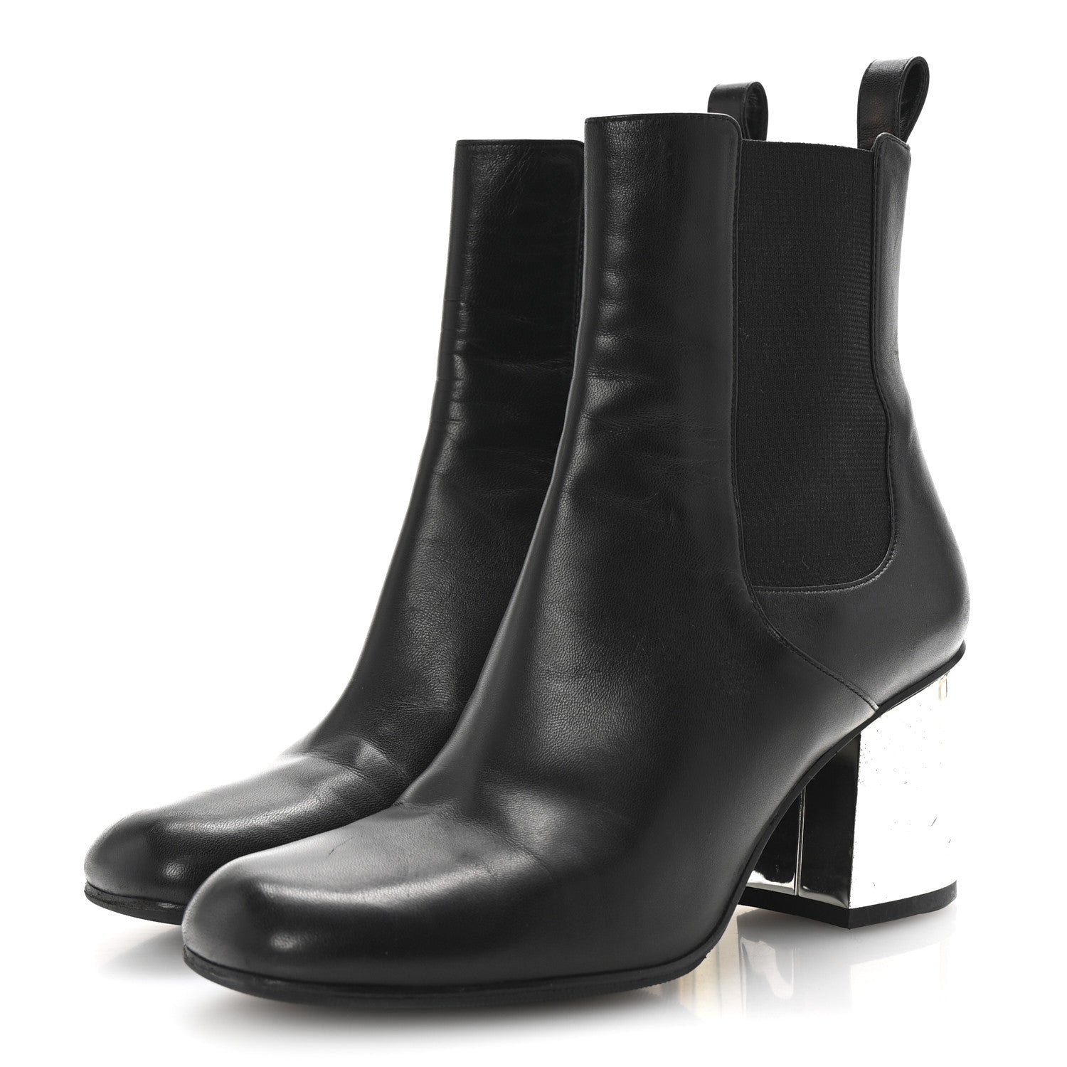 Gucci Nappa Charlotte Ankle Boots 37 Black