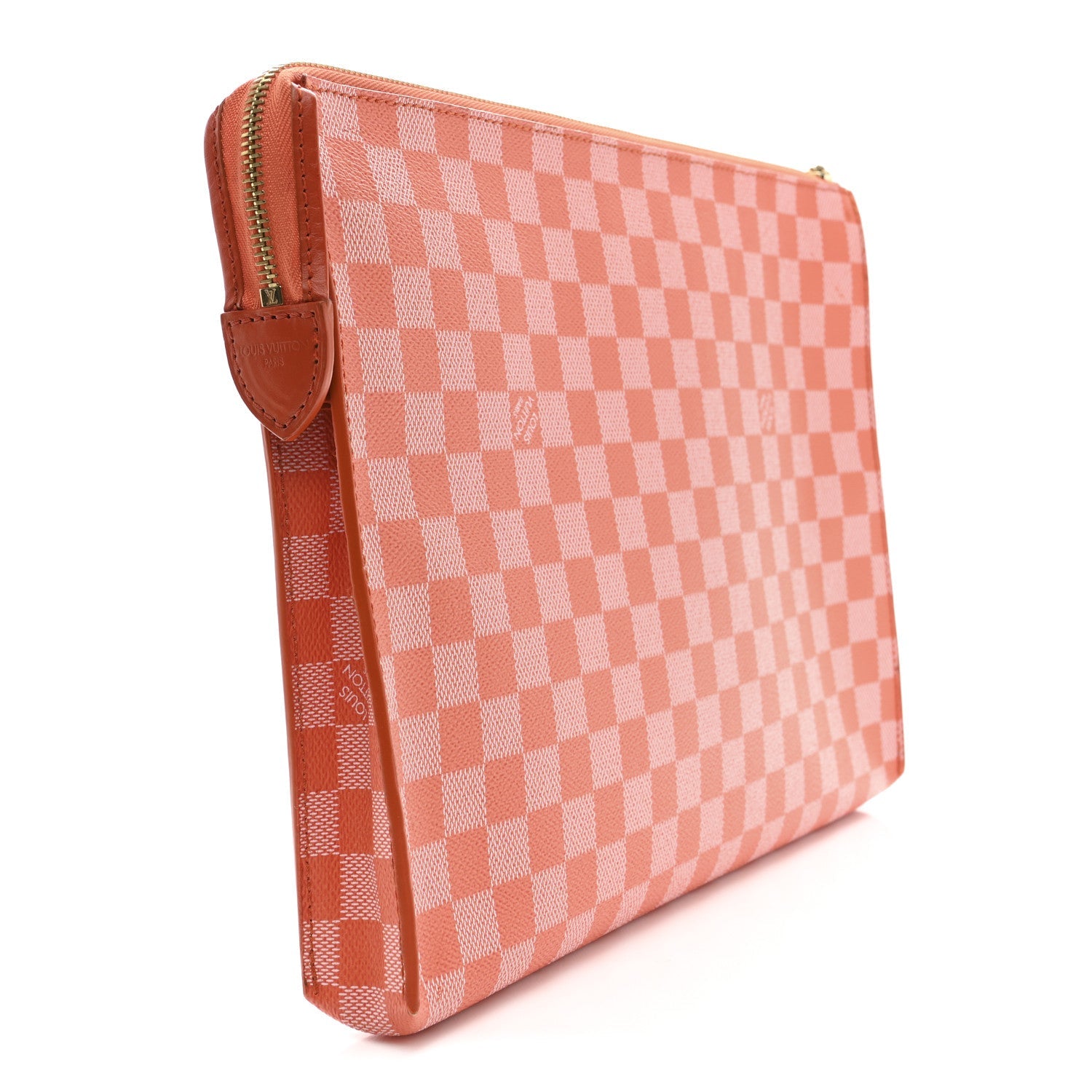 Louis Vuitton Damier Couleurs Kit Clutch Piment