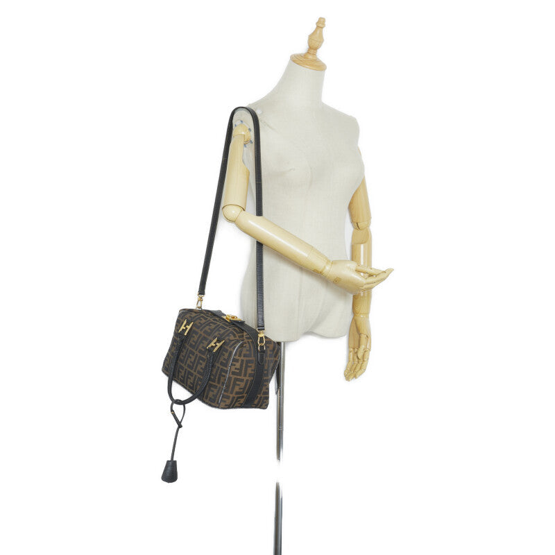 Fendi Zucca Canvas Boston Bag - '10s