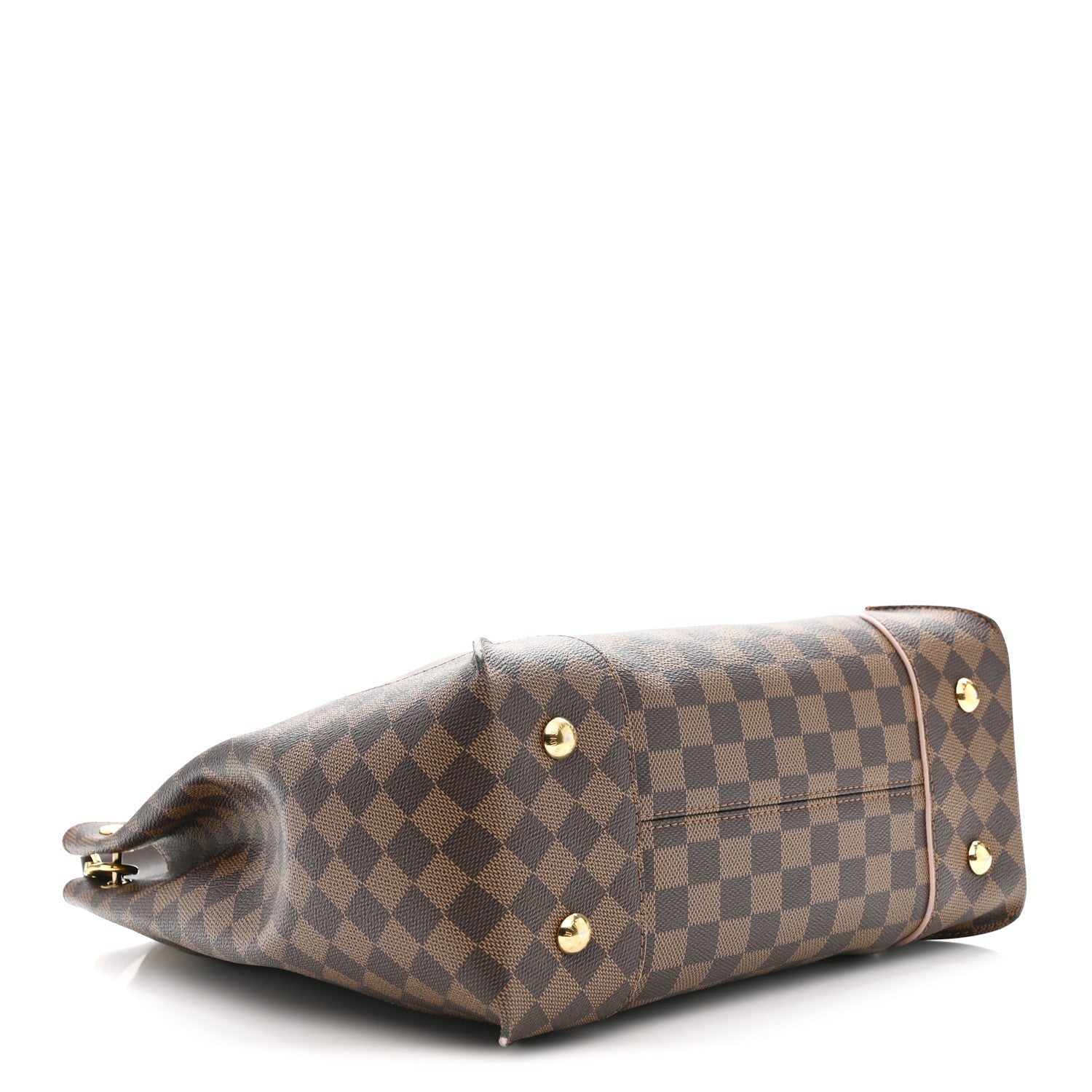 Louis Vuitton Damier Ebene Caissa Hobo Rose Ballerine
