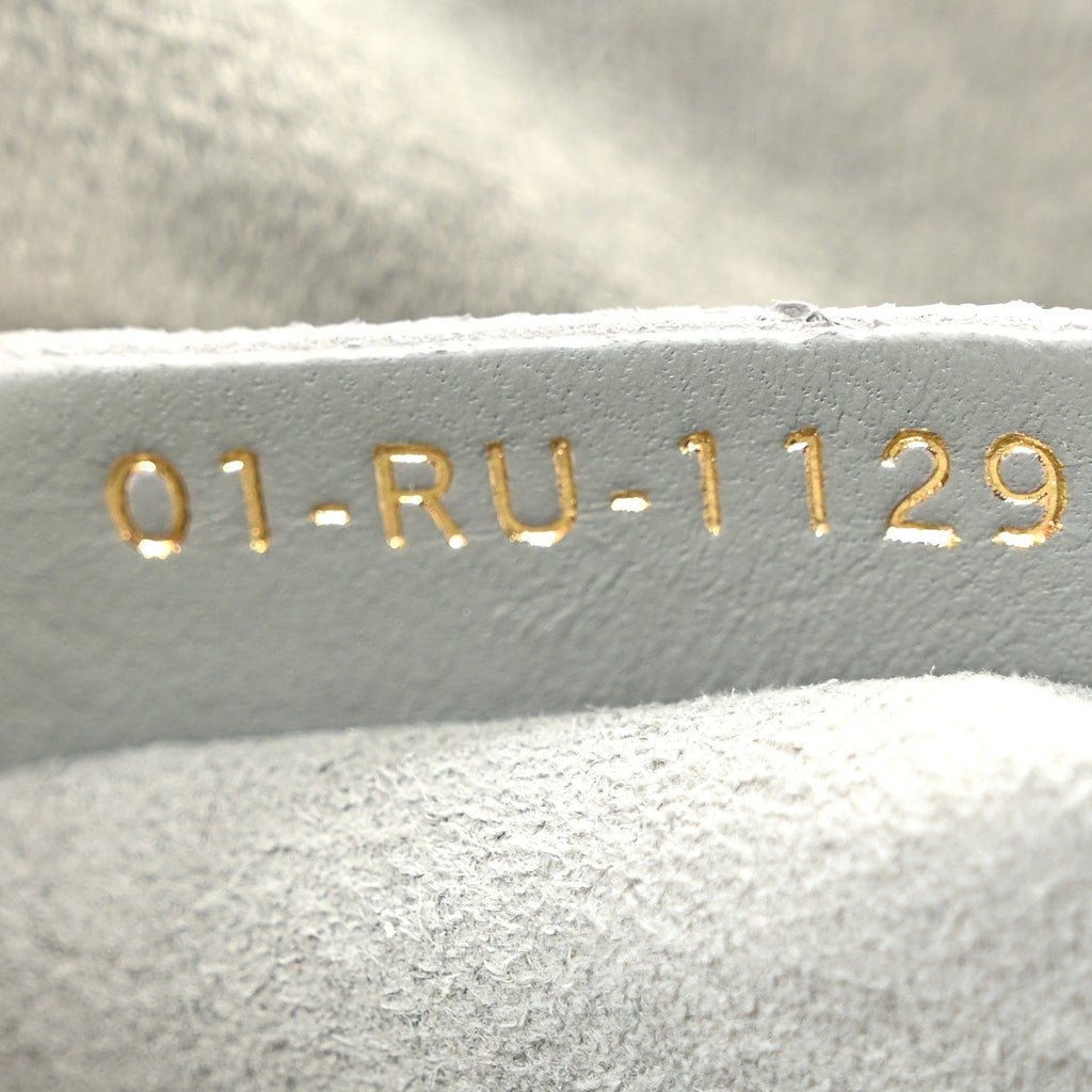 Christian Dior Velvet Mini Lady Dior Gray