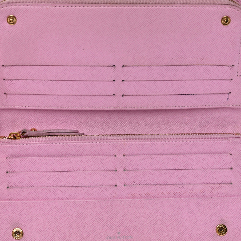 Louis Vuitton Monogram Multicolor Insolite Wallet White Litchi