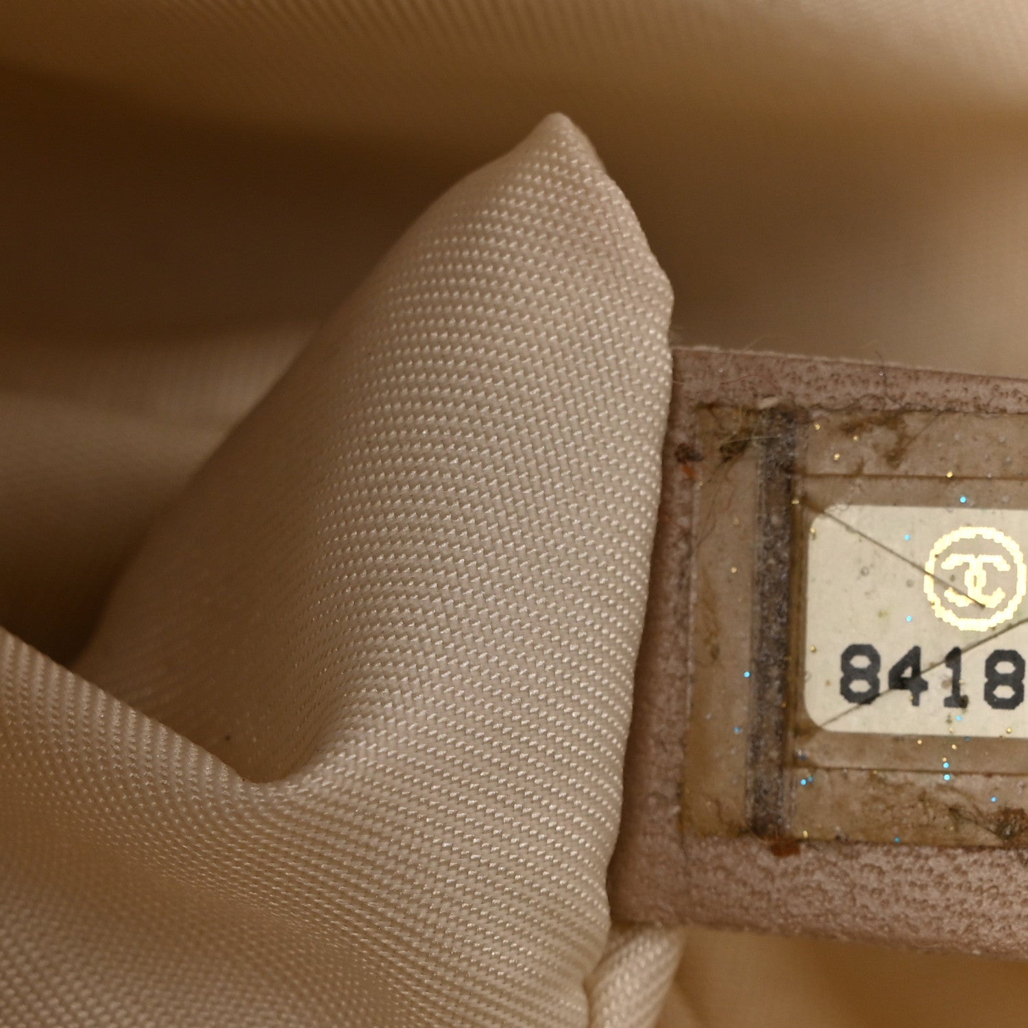 Chanel Nylon Travel Bowler Beige