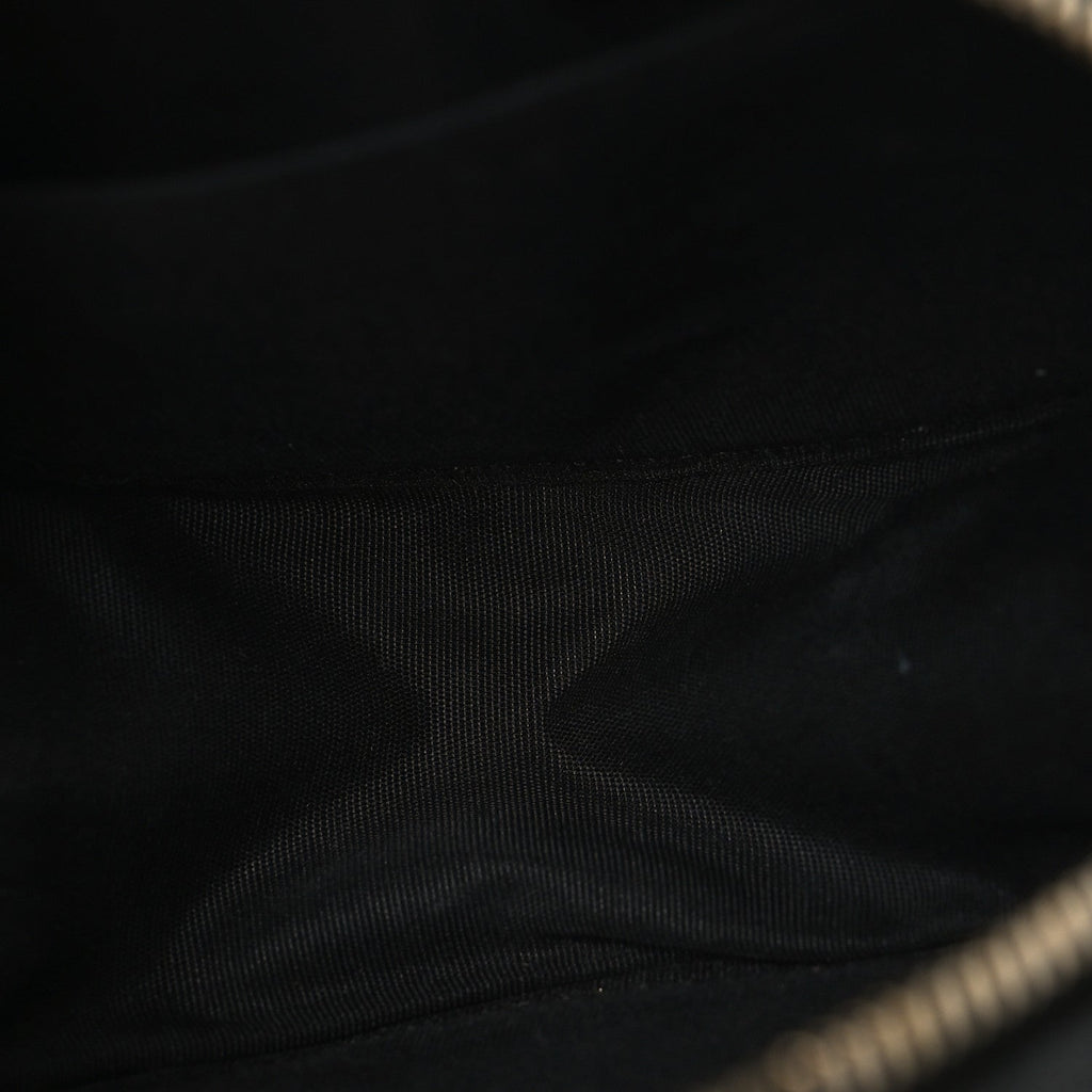 Chanel Caviar Quilted Round Filigree Crossbody Black