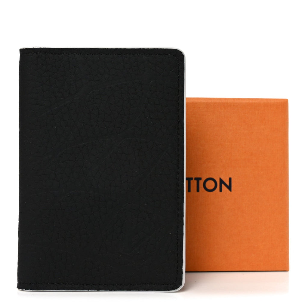 Louis Vuitton X FIFA Grained Calfskin Pocket Organizer Black