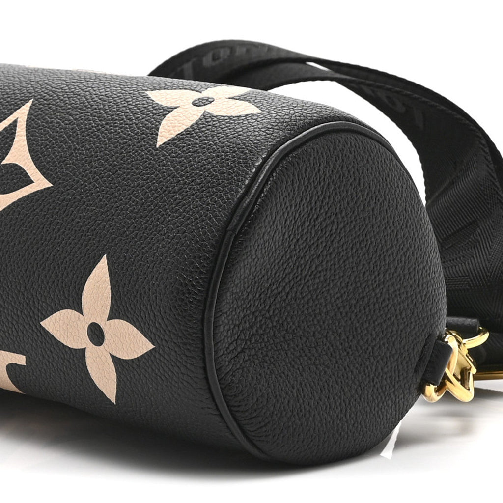 Louis Vuitton Empreinte Monogram Giant Papillon BB Black Beige