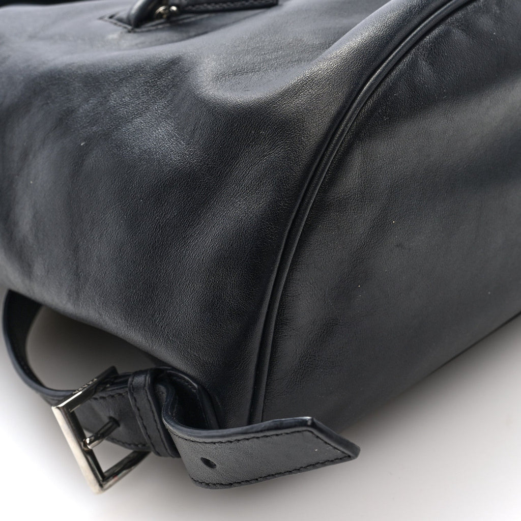 Prada Calfskin Backpack Black