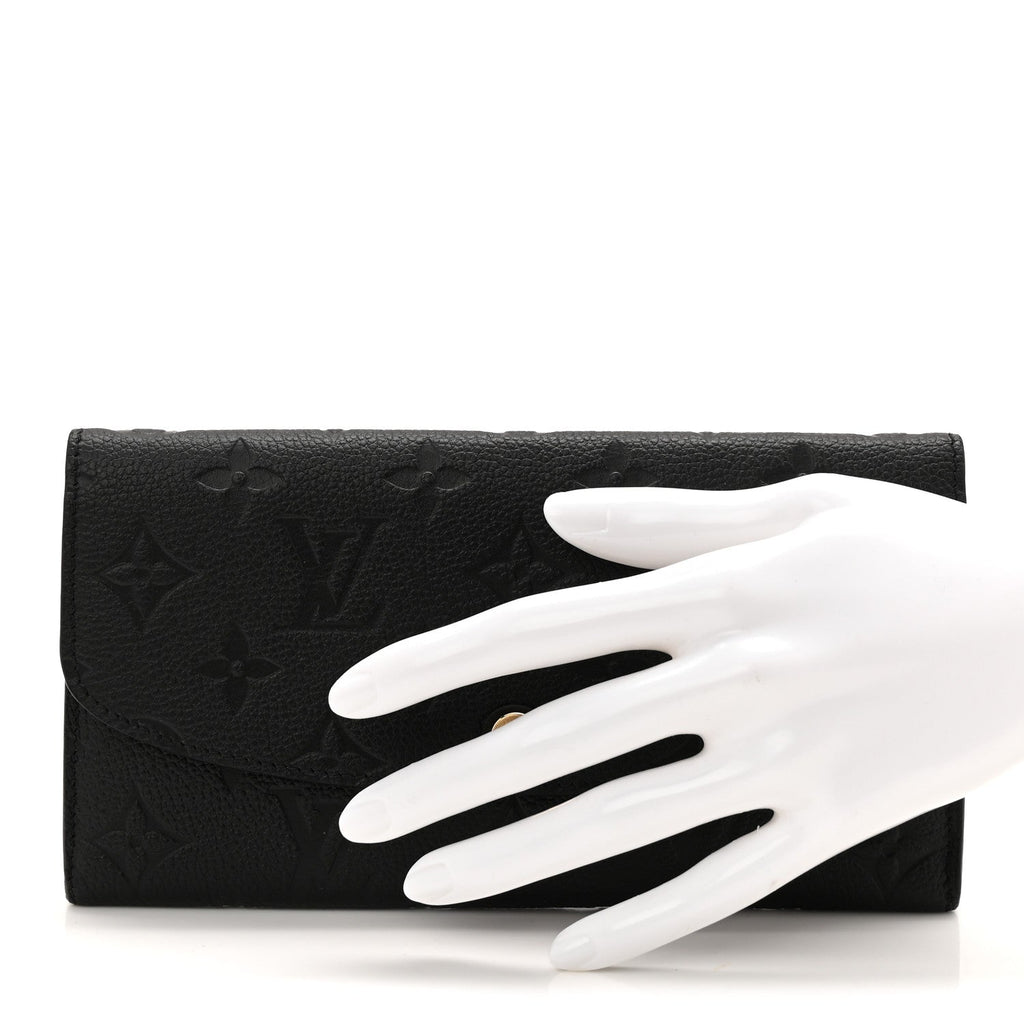 Louis Vuitton Empreinte Emilie Wallet Black Dune